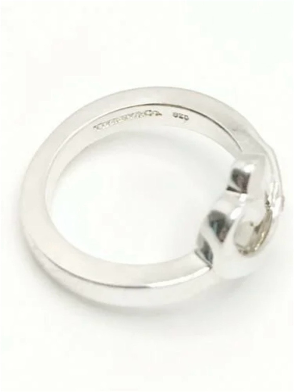 TIFFANY PALOMA PICASSO LOVING HEART DIAMOND RING SIZE 6 - Picture 5 of 5